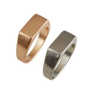 WEEKDAY Gyűrűk 'Ibrahim Signet Ring Set'  ezüst