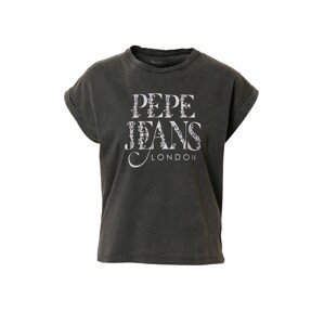 Pepe Jeans Póló 'LINDA'  fekete / fehér