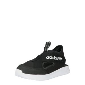 ADIDAS ORIGINALS Nyitott cipők  fekete / fehér