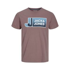 Jack & Jones Junior Póló 'LOGAN'  kék / szürke / fehér