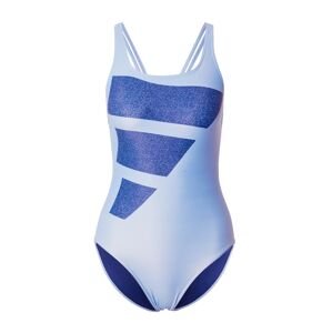 ADIDAS PERFORMANCE Sport fürdőruhák 'Big Bars Graphic'  kék / világoskék / fehér