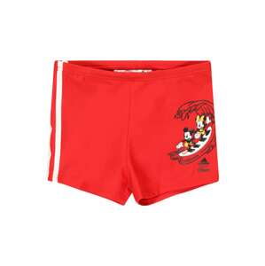 ADIDAS PERFORMANCE Sport fürdőruhadivat 'Disney Mickey Mouse Surf-Print '  piros / fekete / fehér