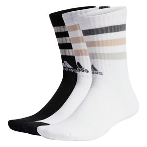 ADIDAS SPORTSWEAR Sportzoknik 'Bold 3-Stripes Cushioned '  világos bézs / sötétszürke / fekete / fehér