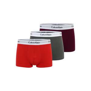 Calvin Klein Underwear Boxeralsók  füstszürke / bogyó / narancsvörös / fehér