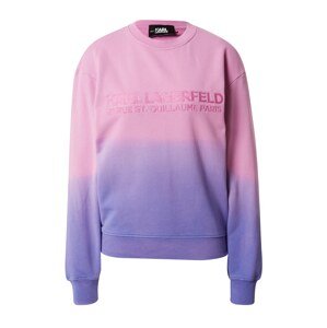 Karl Lagerfeld Tréning póló  lila / világos-rózsaszín