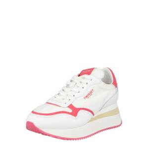 Twinset Rövid szárú sportcipők  rózsaszín / fehér