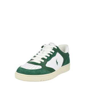 Polo Ralph Lauren Rövid szárú sportcipők  sötétzöld / fehér