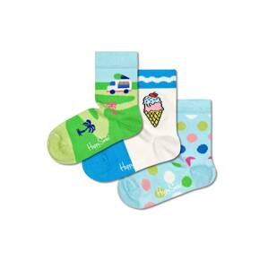 Happy Socks Zokni 'Ice Cream'  kék / világoskék / zöld / fehér