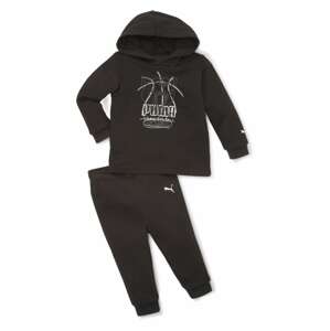 PUMA Jogging ruhák  sötétszürke / fekete / fehér