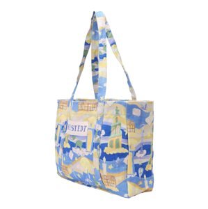 Helmstedt Shopper táska  kék / sárga / lila / fehér