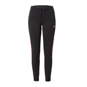 ADIDAS SPORTSWEAR Sportnadrágok 'Essentials Fleece 3-Stripes'  világos-rózsaszín / fekete