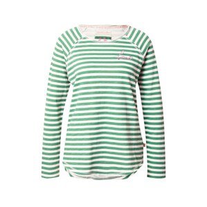 LIEBLINGSSTÜCK Póló 'Cathrina'  zöld / világos-rózsaszín / fehér