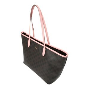JOOP! Shopper táska 'Lara'  csokoládé / pasztell-rózsaszín / fekete