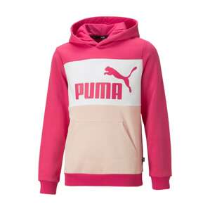PUMA Tréning póló  pasztellnarancs / rózsaszín / fehér