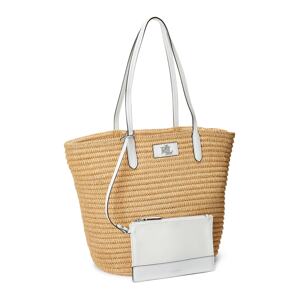 Lauren Ralph Lauren Shopper táska 'Brie'  homok / fehér
