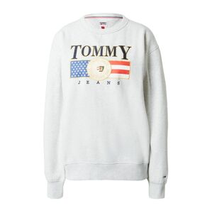 Tommy Jeans Tréning póló  tengerészkék / arany / világosszürke / tűzpiros