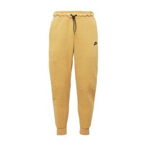 Nike Sportswear Nadrág  aranysárga / fekete