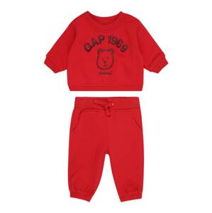 GAP Jogging ruhák  sötétszürke / piros
