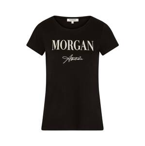 Morgan Póló 'DATTI'  fekete / ezüst