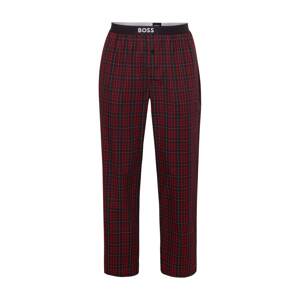 BOSS Black Pizsama nadrágok 'Easy'  piros / fekete / fehér