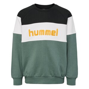 Hummel Tréning póló 'Claes'  curry / smaragd / fekete / fehér