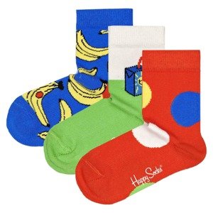 Happy Socks Zokni  kék / citromzöld / piros / fehér