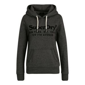 Superdry Tréning póló 'VENUE INTEREST'  fekete / fekete melír
