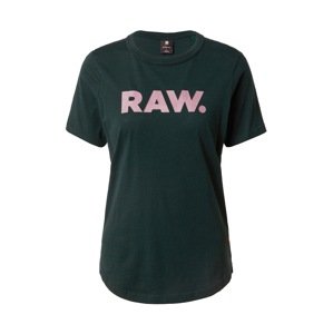 G-Star RAW Póló  fenyő / fáradt rózsaszín