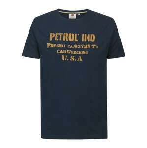 Petrol Industries Póló  tengerészkék / konyak