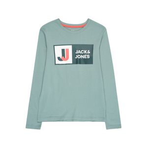Jack & Jones Junior Póló 'LOGAN'  tengerészkék / füstkék / narancs / piszkosfehér
