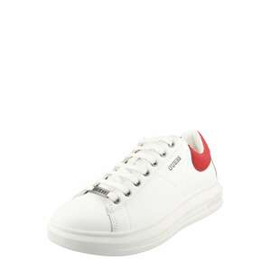 GUESS Rövid szárú sportcipők  piros / fehér