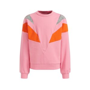 WE Fashion Tréning póló  narancs / világos-rózsaszín / fekete / fehér