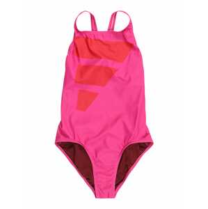 ADIDAS PERFORMANCE Sport fürdőruhadivat 'Big Bars Logo'  rózsaszín / piros