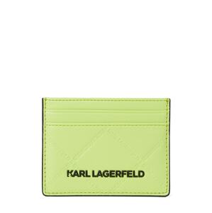 Karl Lagerfeld Pénztárcák ' Skuare '  ezüstszürke / zöld