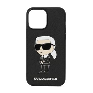 Karl Lagerfeld Okostelefon-tok ' Ikonik 2.0 iPhone 14 Pro '  bézs / fekete / fehér