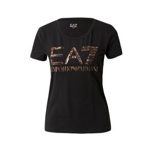 EA7 Emporio Armani Póló  bronz / fekete
