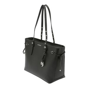 BOSS Black Shopper táska 'Cindy'  fekete / ezüst