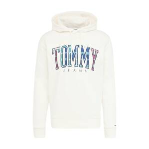Tommy Jeans Tréning póló 'Tartan'  kék / rózsaszín / fekete / fehér
