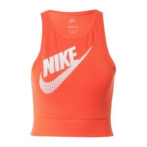 Nike Sportswear Top  narancsvörös / fehér