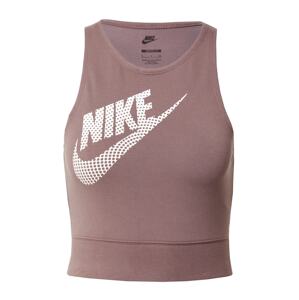 Nike Sportswear Top  mályva / fehér