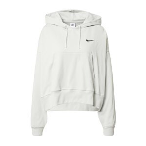 Nike Sportswear Tréning póló 'Swoosh'  világosszürke / fekete
