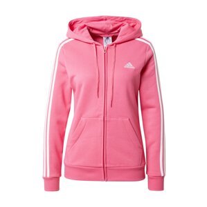 ADIDAS SPORTSWEAR Sport szabadidős dzsekik 'Essentials Fleece 3-Stripes '  rózsaszín / fehér