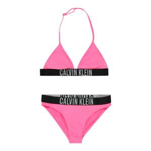 Calvin Klein Swimwear Bikini  szürke / rózsaszín / fekete