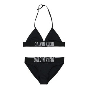 Calvin Klein Swimwear Bikini  világosszürke / fekete