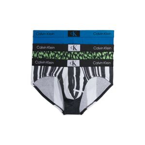 Calvin Klein Underwear Slip  kék / zöld / fekete / fehér