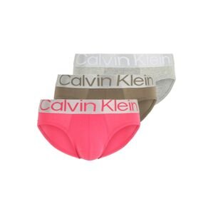 Calvin Klein Underwear Slip  szürke / olíva / rózsaszín / fehér