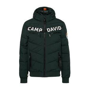 CAMP DAVID Téli dzseki  sötétzöld / fehér