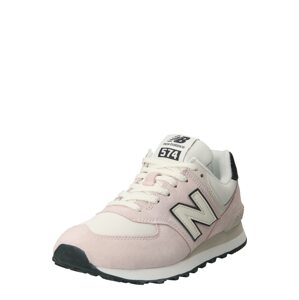 new balance Rövid szárú sportcipők '574'  pasztell-rózsaszín / fekete / természetes fehér