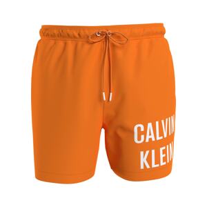 Calvin Klein Underwear Rövid fürdőnadrágok  narancs / fehér