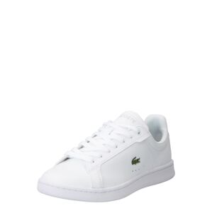LACOSTE Rövid szárú sportcipők 'Court'  zöld / fehér